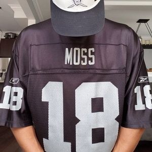 Oakland Raiders Randy Moss Reebok NFL Jersey XL